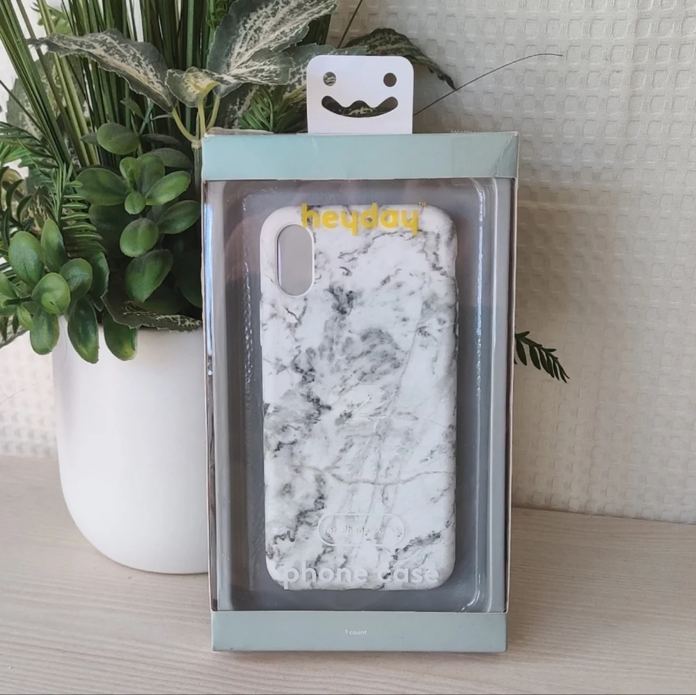 💰Heyday White Marble Phone Case for iPhone X, XS,